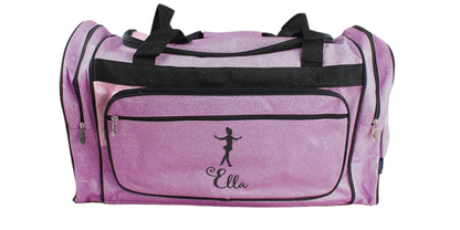 23-Inch Glitter Duffel Bag, Ideal for Dancers and Stylish Storage