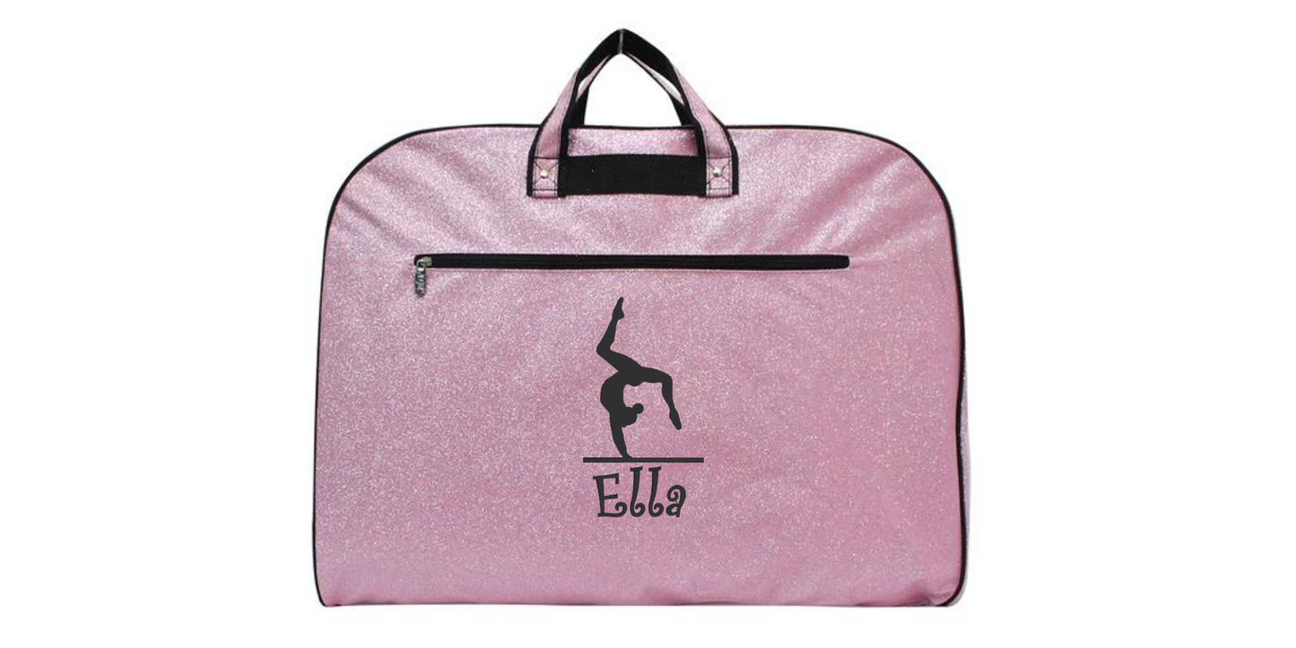 Glitter Gymnastics Uniform Bag, Personalized & Stylish