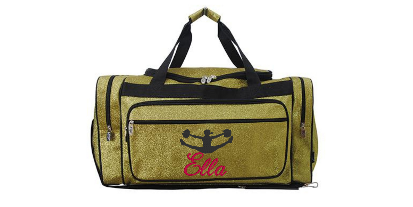Chic Glitter Duffel Bag | Stylish 23-Inch Design for Dancers