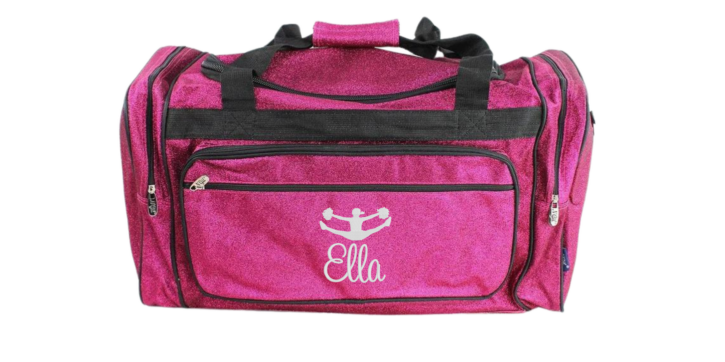 Chic Glitter Duffel Bag | Stylish 23-Inch Design for Dancers