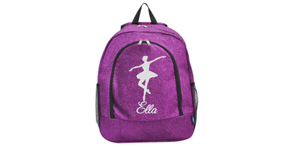Hot Pink Glitter Dance Backpack, Shine in Style!