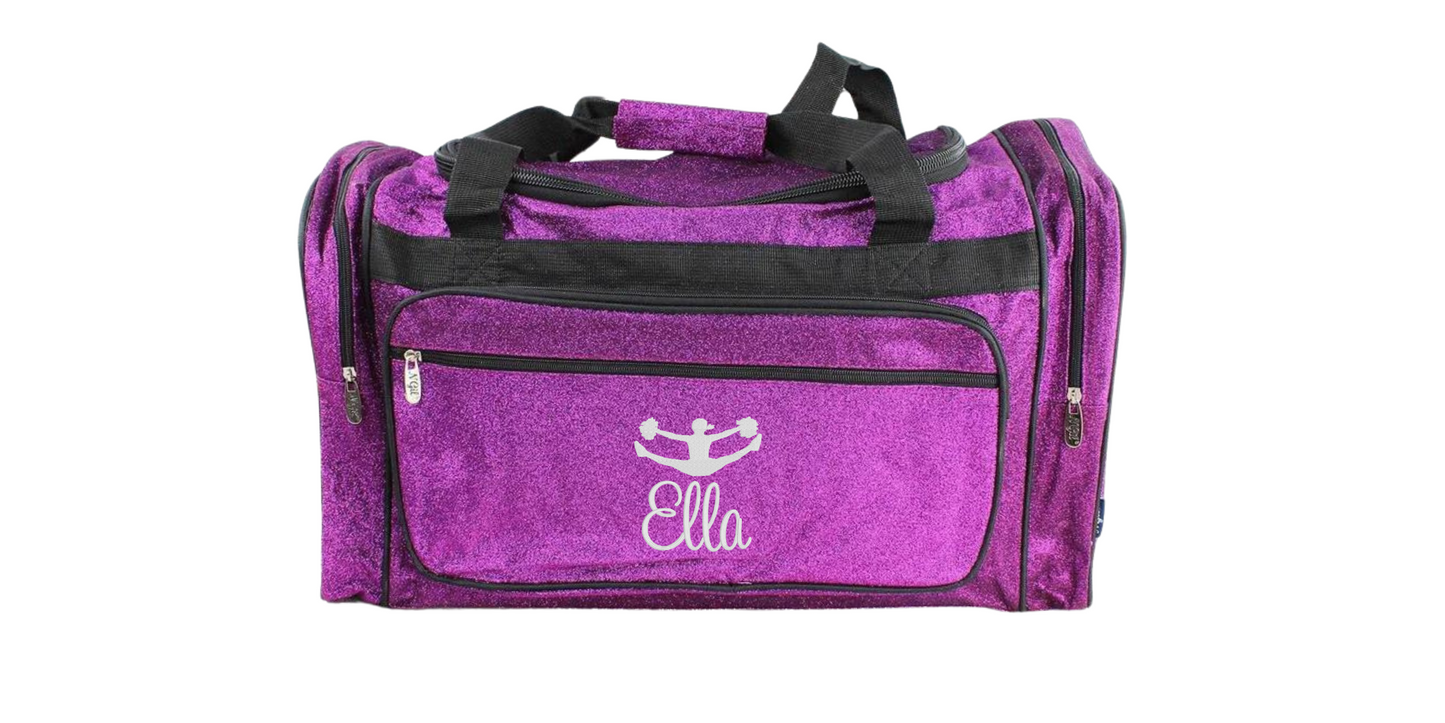 Chic Glitter Duffel Bag | Stylish 23-Inch Design for Dancers