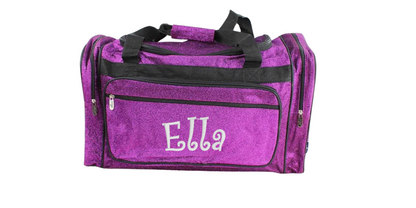 Personalized 23-Inch Glitter Monogrammed Duffel Bag, Stylish and Unique