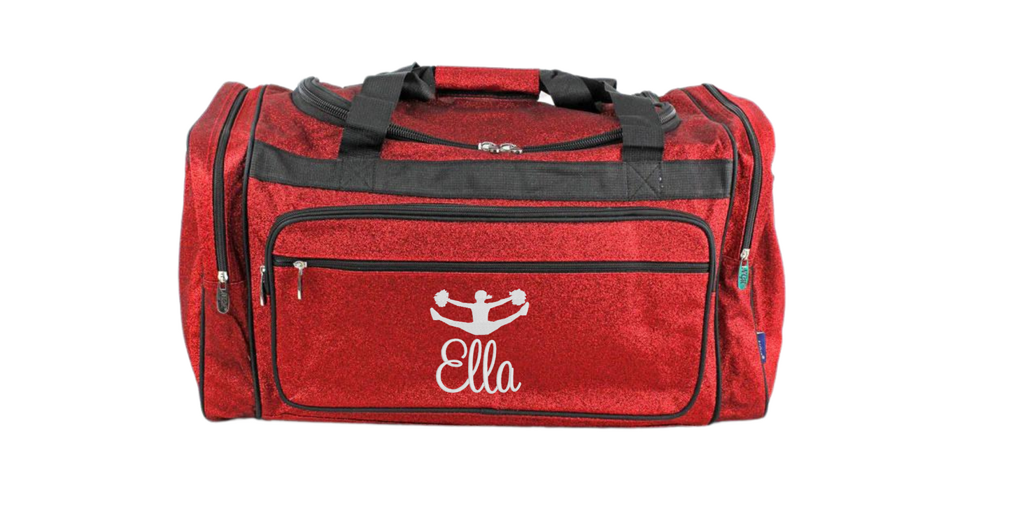 Chic Glitter Duffel Bag | Stylish 23-Inch Design for Dancers