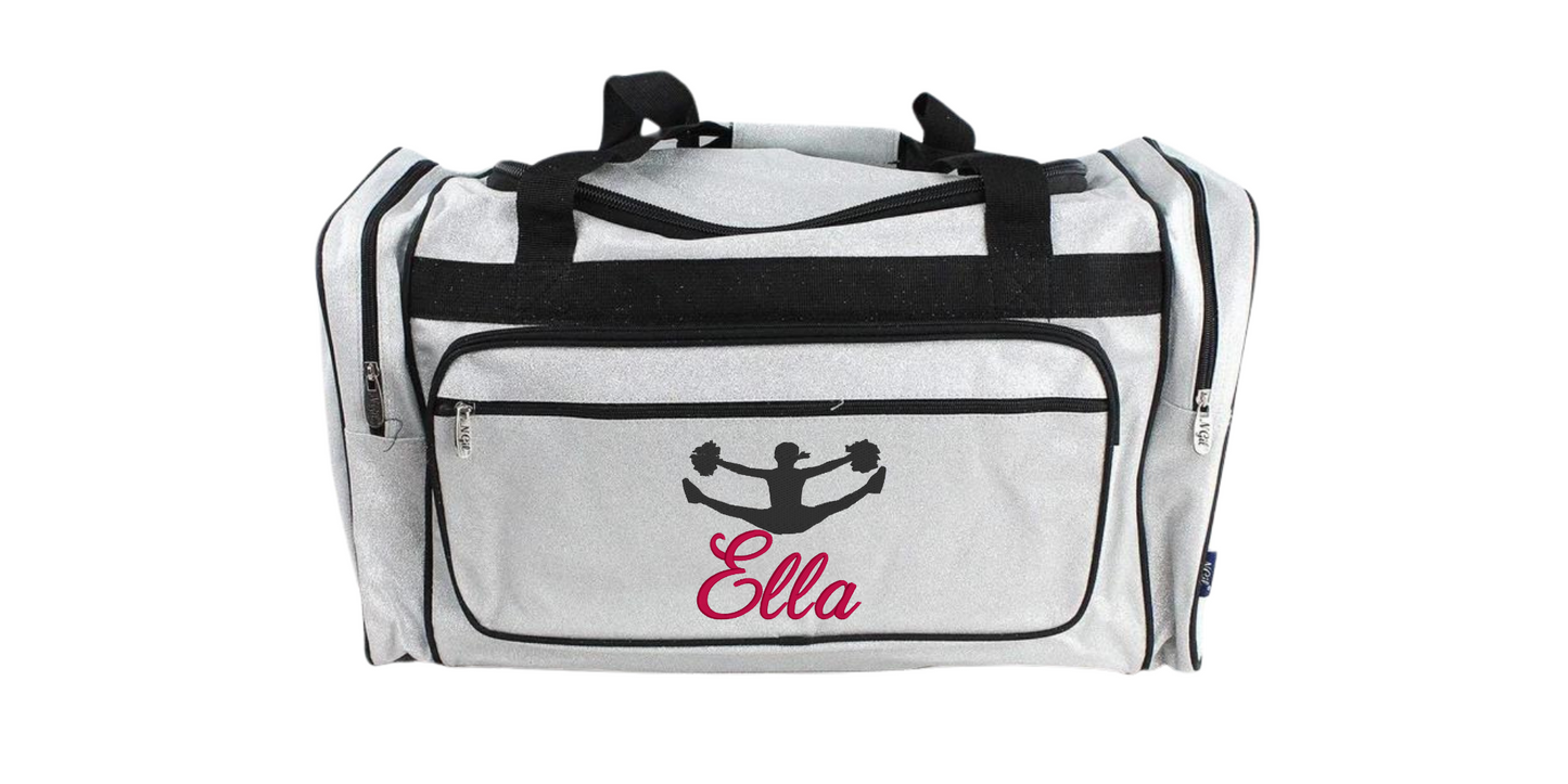 Chic Glitter Duffel Bag | Stylish 23-Inch Design for Dancers