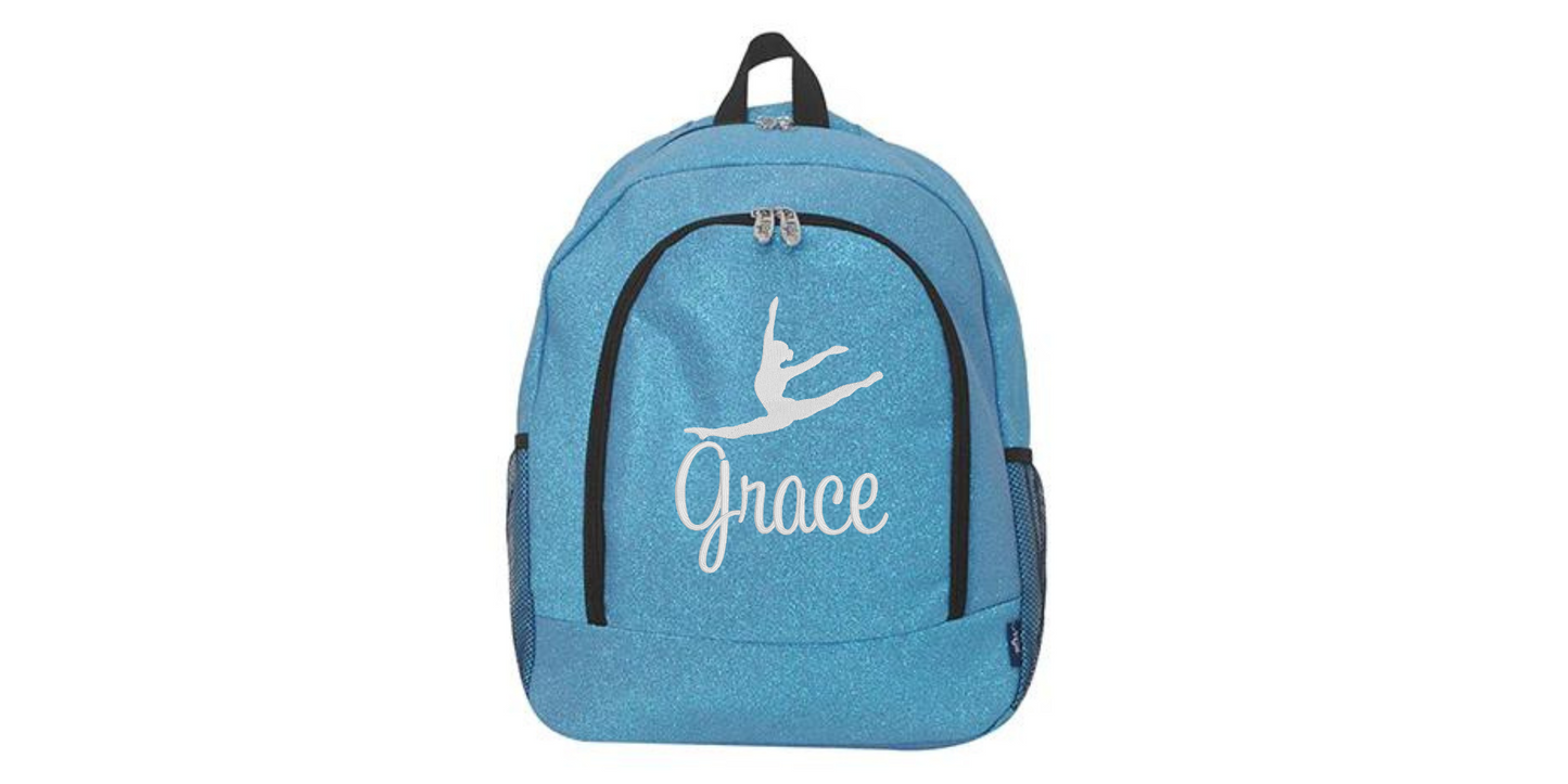 Sparkling Green Dance Backpack, Dance with Style and Flair!