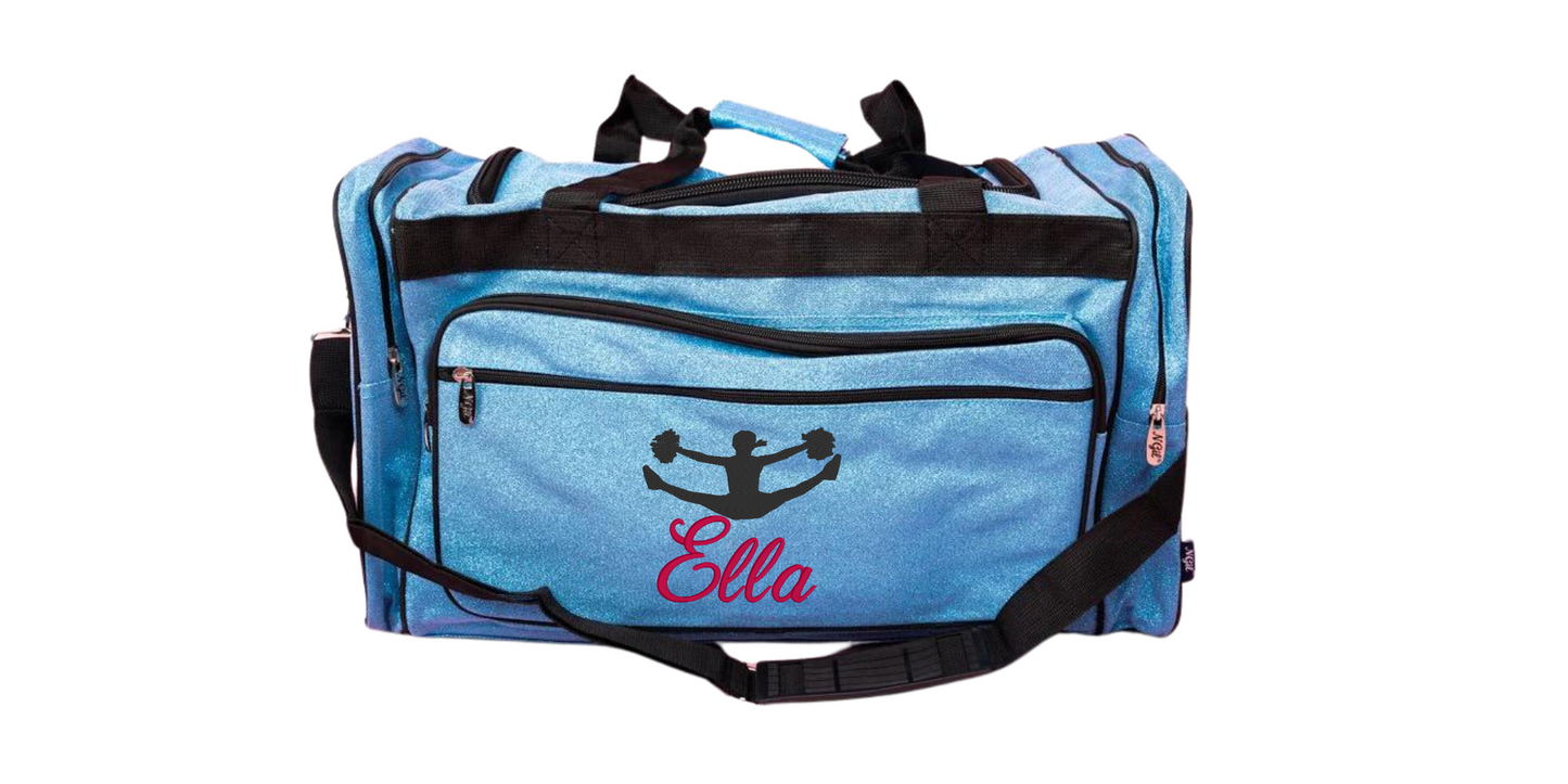 Chic Glitter Duffel Bag | Stylish 23-Inch Design for Dancers