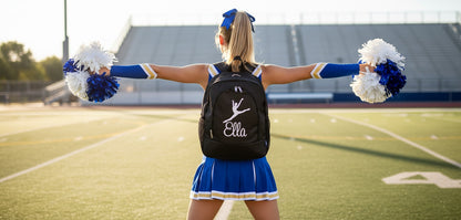 Embroidered Glitter Backpack for Dancers