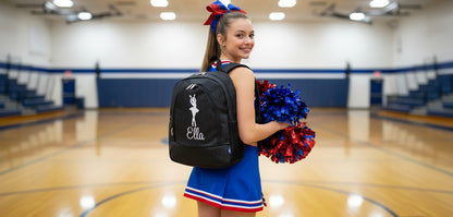 Customizable Embroidered Glitter Backpack for Dancers, Stylish & Trendy
