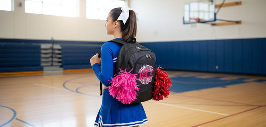 Fabulous Hot Pink Glitter Cheerleader Backpack, Sparkle with Every Cheer!
