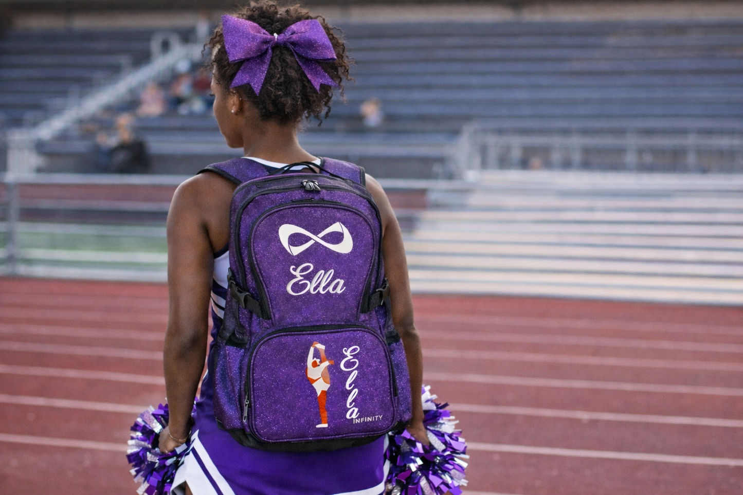 Personalized Cheer Backpack – Nfinity Glitter Cheerleading Bag