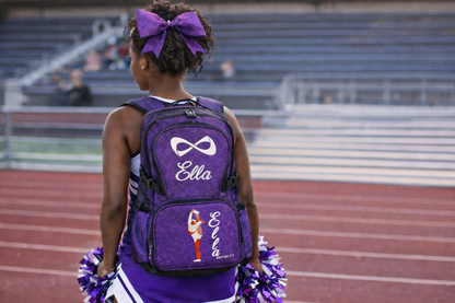Personalized Cheer Backpack – Nfinity Glitter Cheerleading Bag