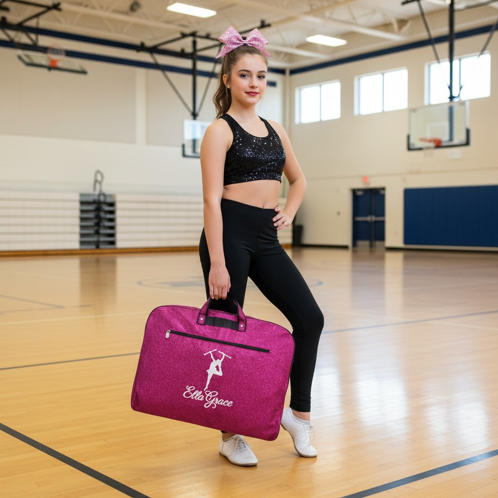 Personalized Glitter Garment Bag – Cheer & Dance Travel
