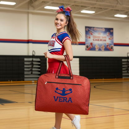 Personalized Glitter Garment Bag – Toe Touch & Name Embroidery