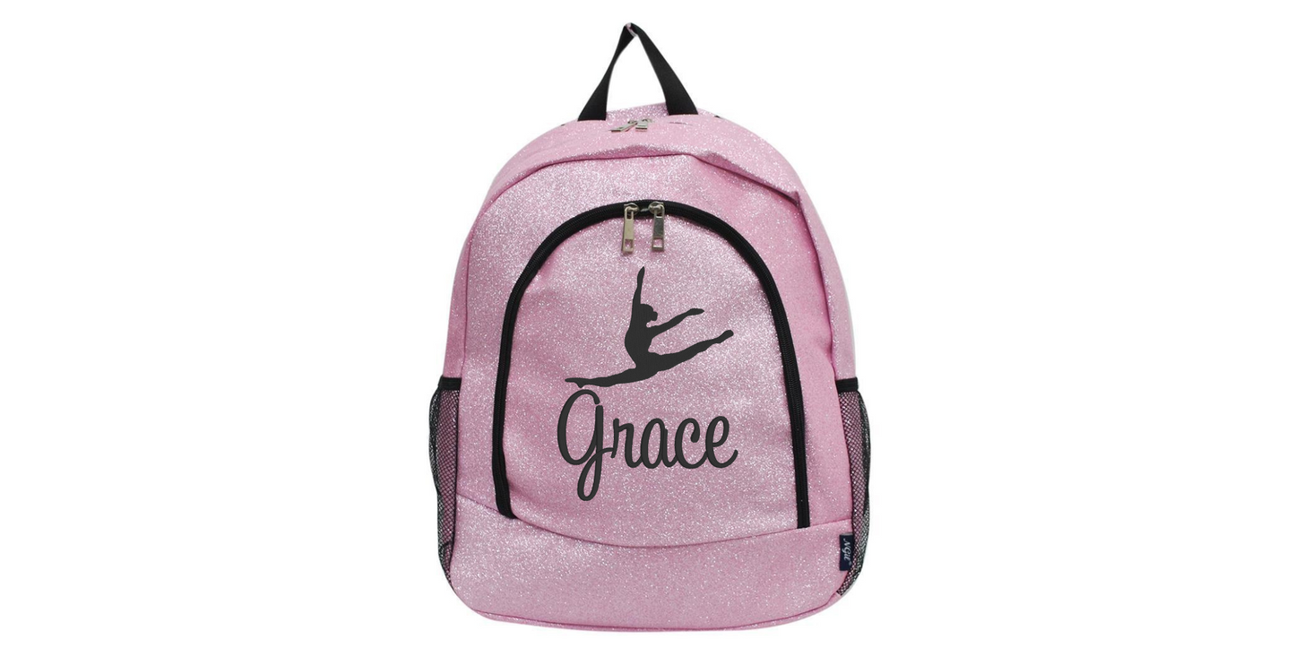 Sparkling Green Dance Backpack, Dance with Style and Flair!
